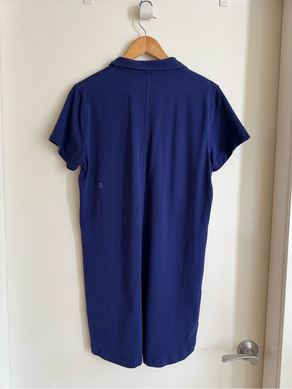 Kit and Ace Navy Short-Sleeve Polo with Chest Pocket - Picture 2 of 6